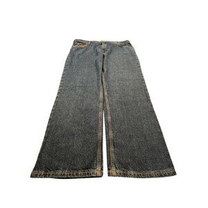 Carhartt Mens 42x29 Relaxed Fit Jeans 100603 468 Dark Wash Denim Work Wear